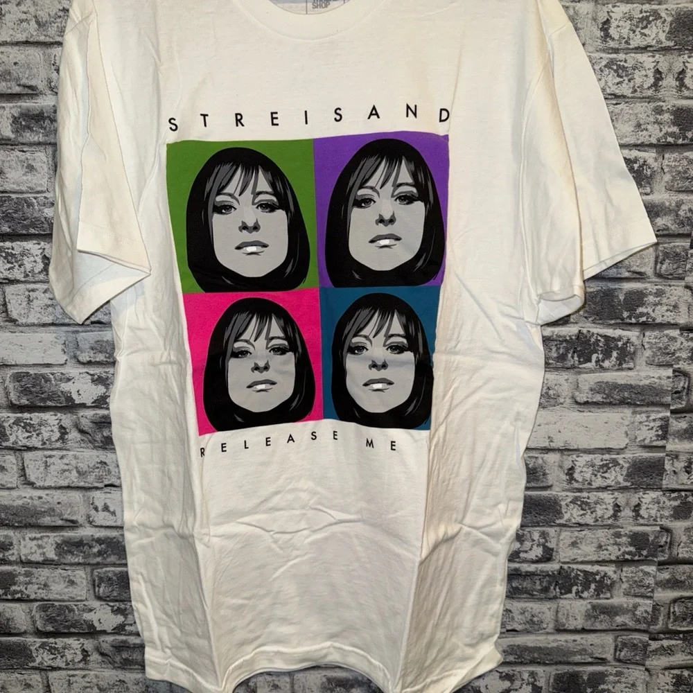 Barbara Streisand Release Me 2 Merchandise Bundle Tee,CD bookmark & mask